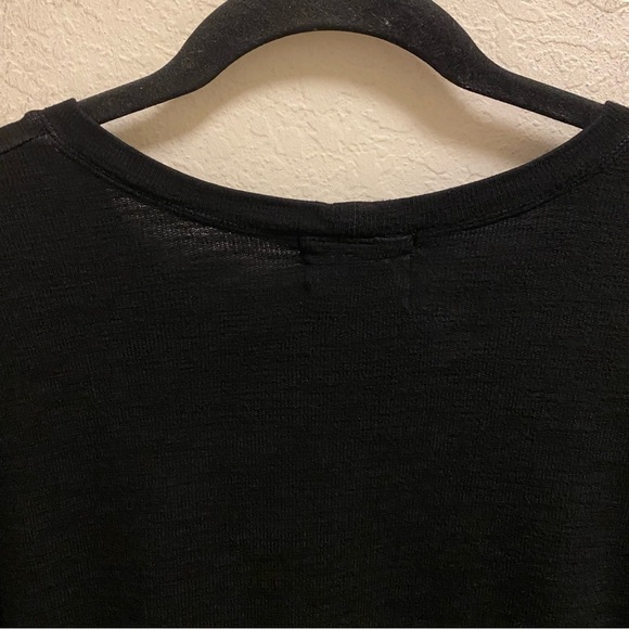 Monrow Black Lightweight Sweatshirt Size L (FLAWS) - Picture 7 of 12